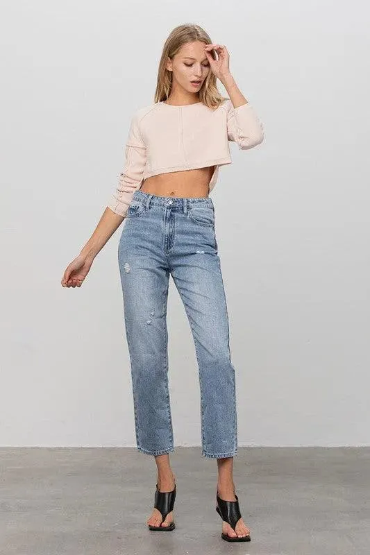 Insane Gene High Rise Straight Jeans