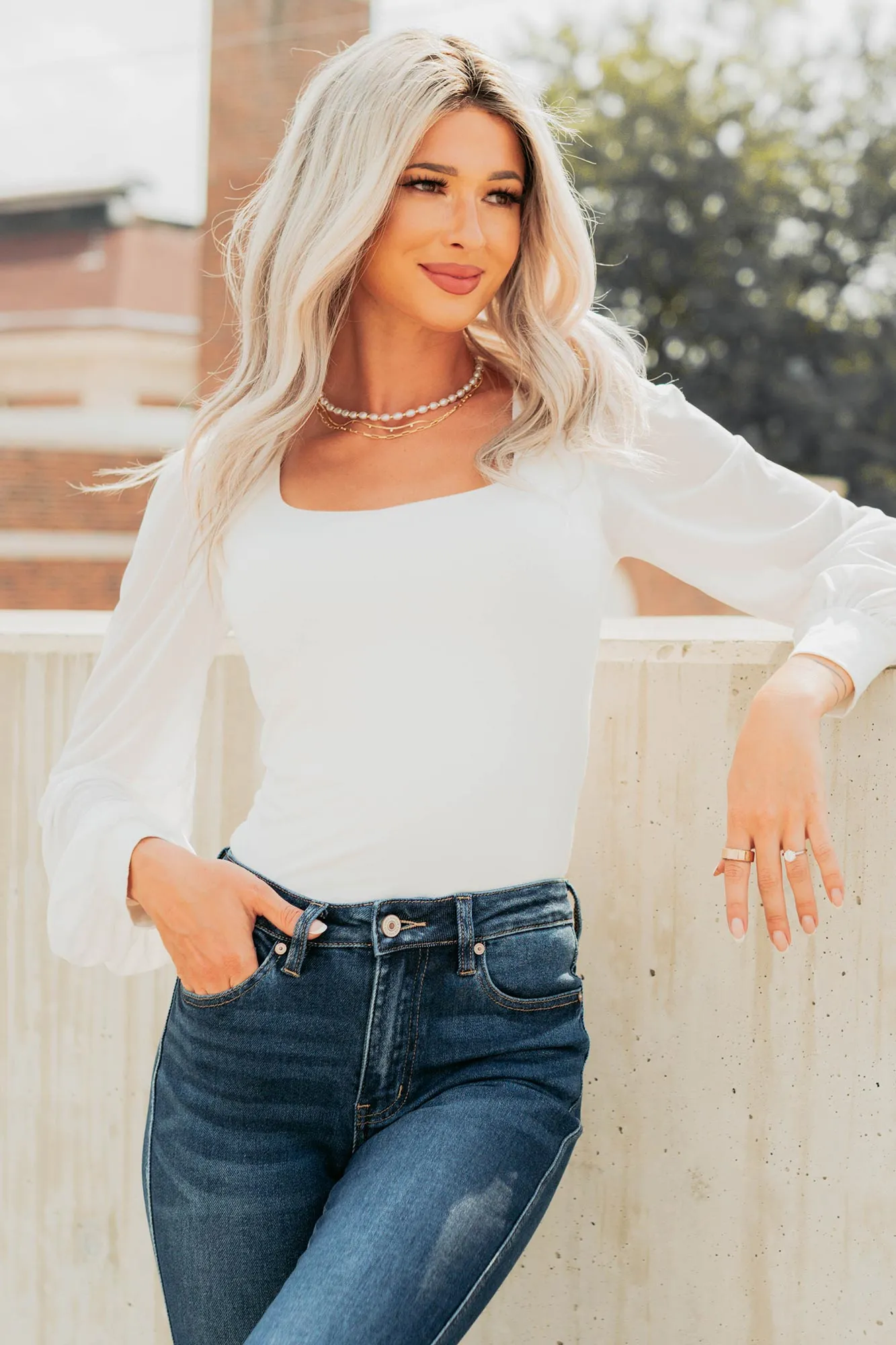 OdorResistant Treatment Noise Reduced Zipper Inspired Moments Mesh Sleeve Top (Ivory) - Ships By 10/8