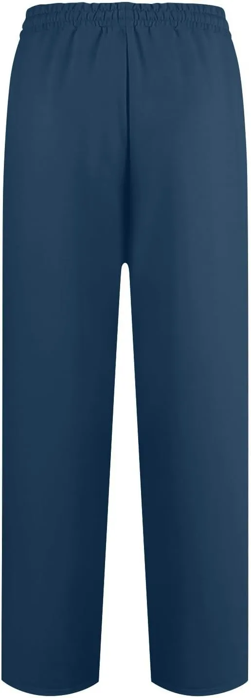 Interior Drawstring Waist Sweatpants for Women Casual Straight Leg Sweatpants Baggy Workout Pants with Pockets
