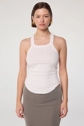 Interlock Stitch Detail FadeResistant Treatment BRUNA TANK TOP