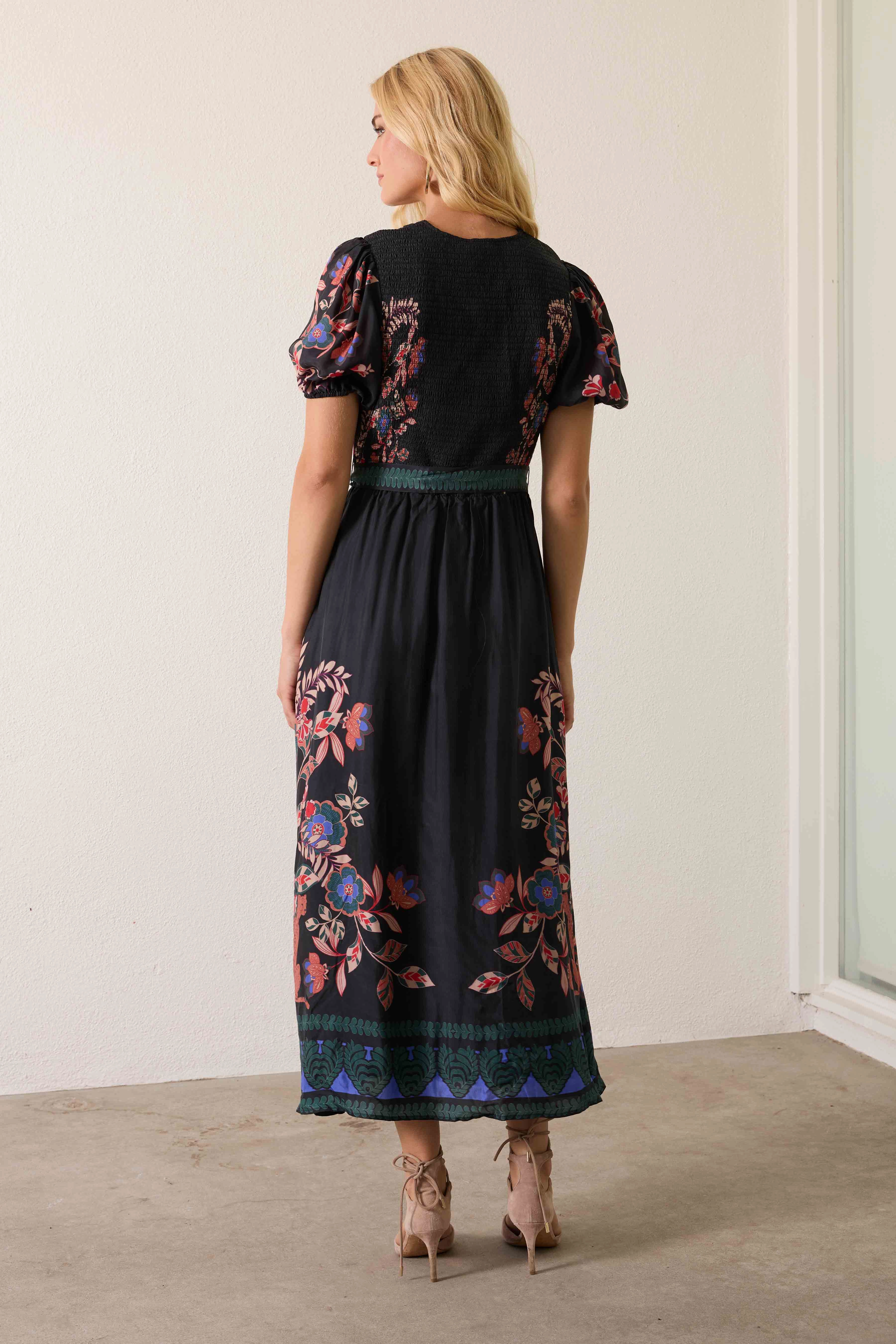 Airy Silk Cozy Style Irina Dress Zulu Prince Cheetah