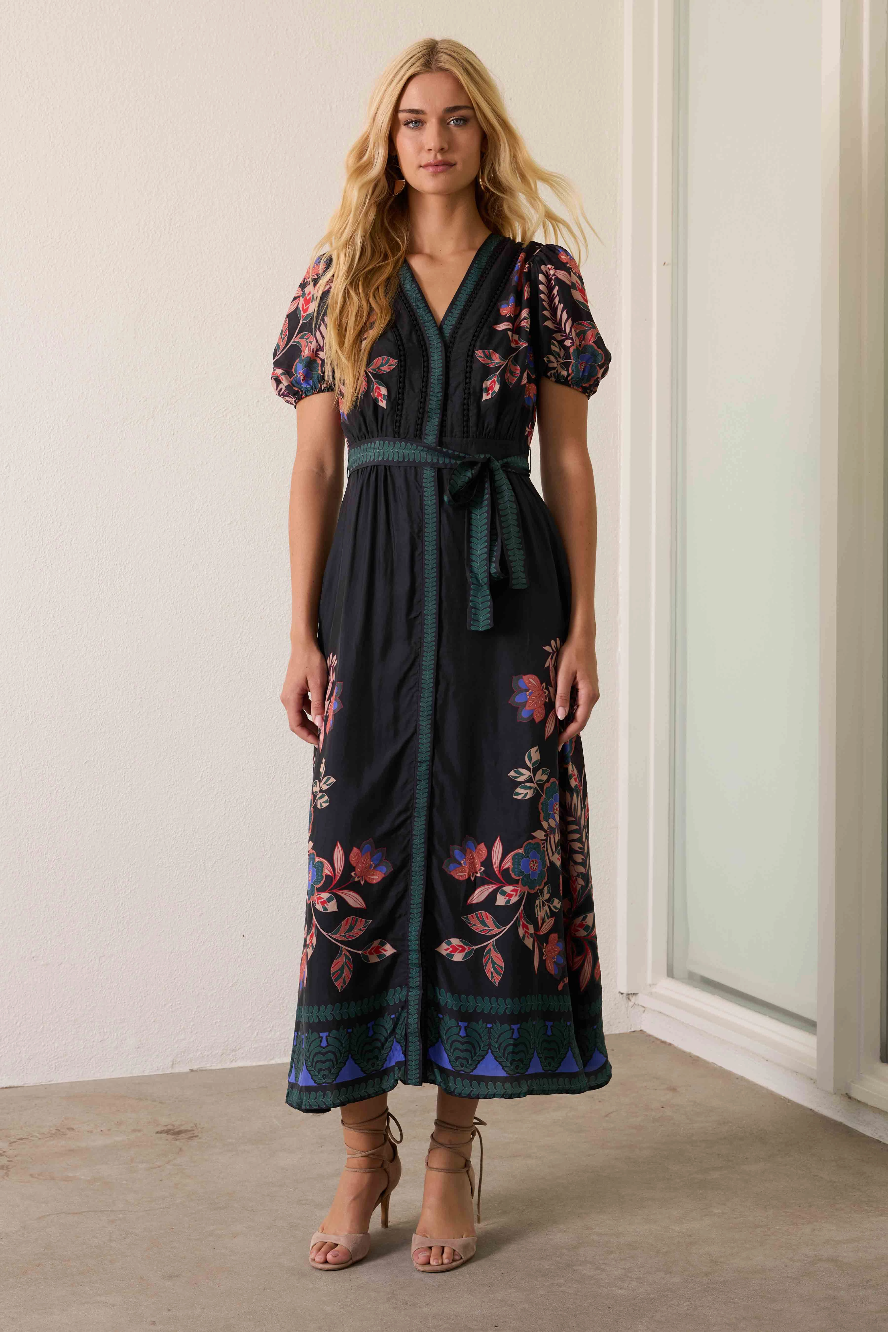 Irina Dress Zulu Prince Cheetah Vibrant evening gown