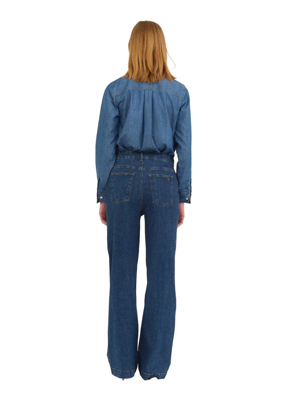 IVY-Brooke French Jeans Wash Middark Nottingham - Denim Blue