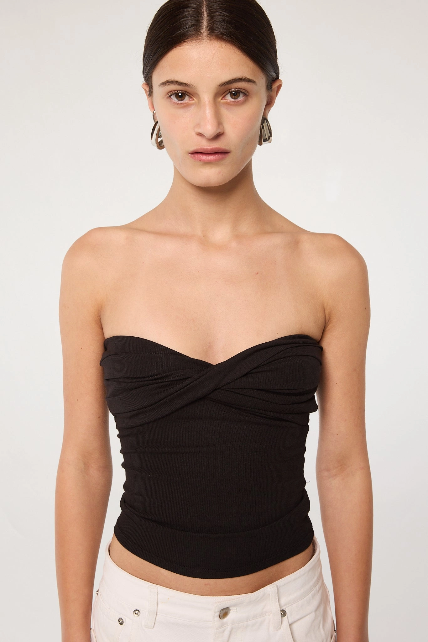 IZZY TUBE TOP Wrinkle Free Weave Anti Pill Surface