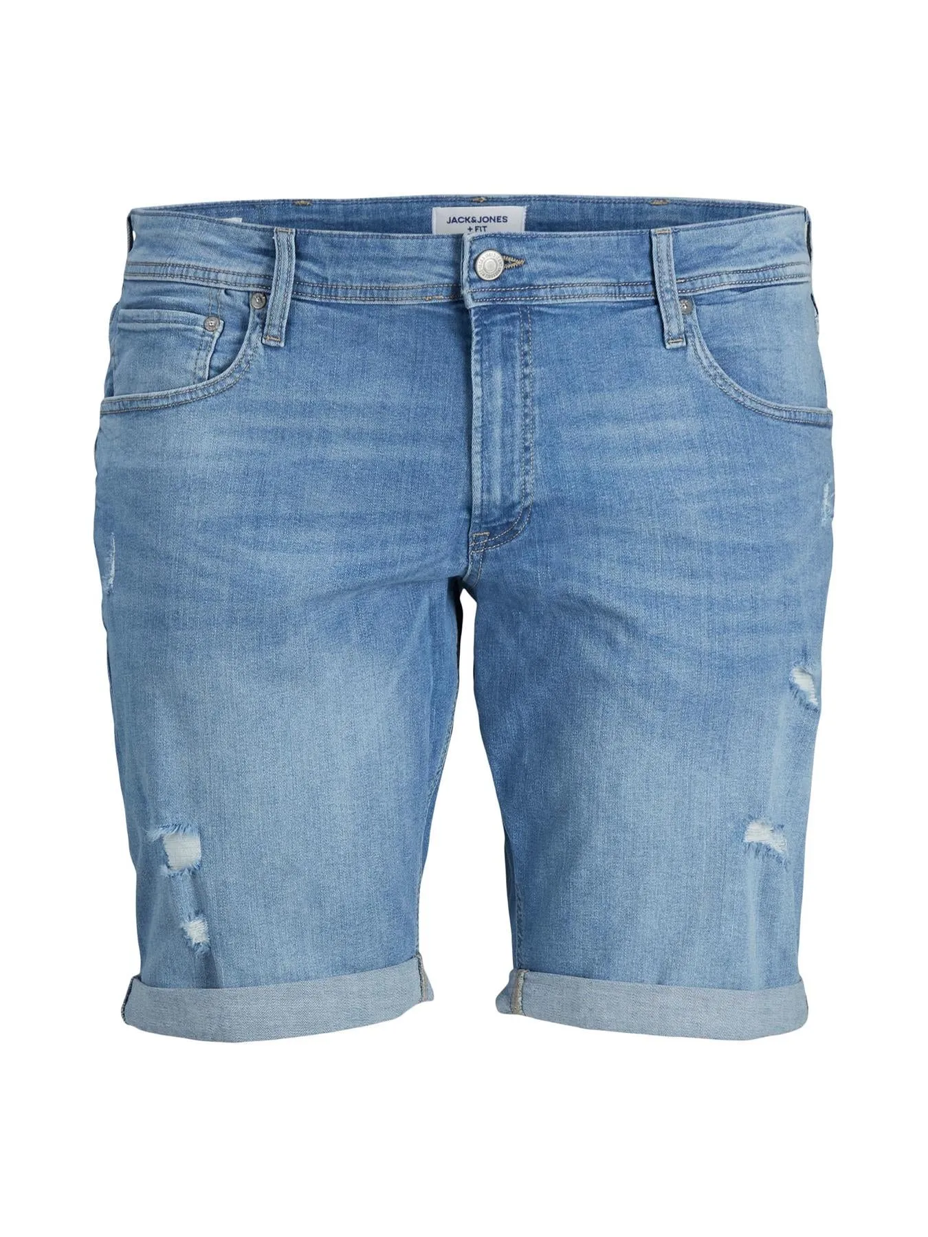 Jack & Jones Mens Plus Size Shorts in Lightwash