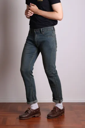 Jack Russel - Men Jeans - Klassik J-1189 Slim Fit Rust Blue Fade
