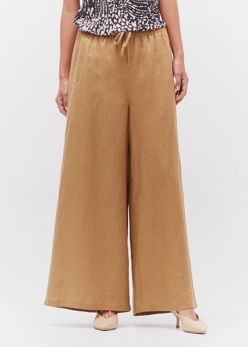 Easy Motion JACKIE WIDE-LEG LINEN PANTS