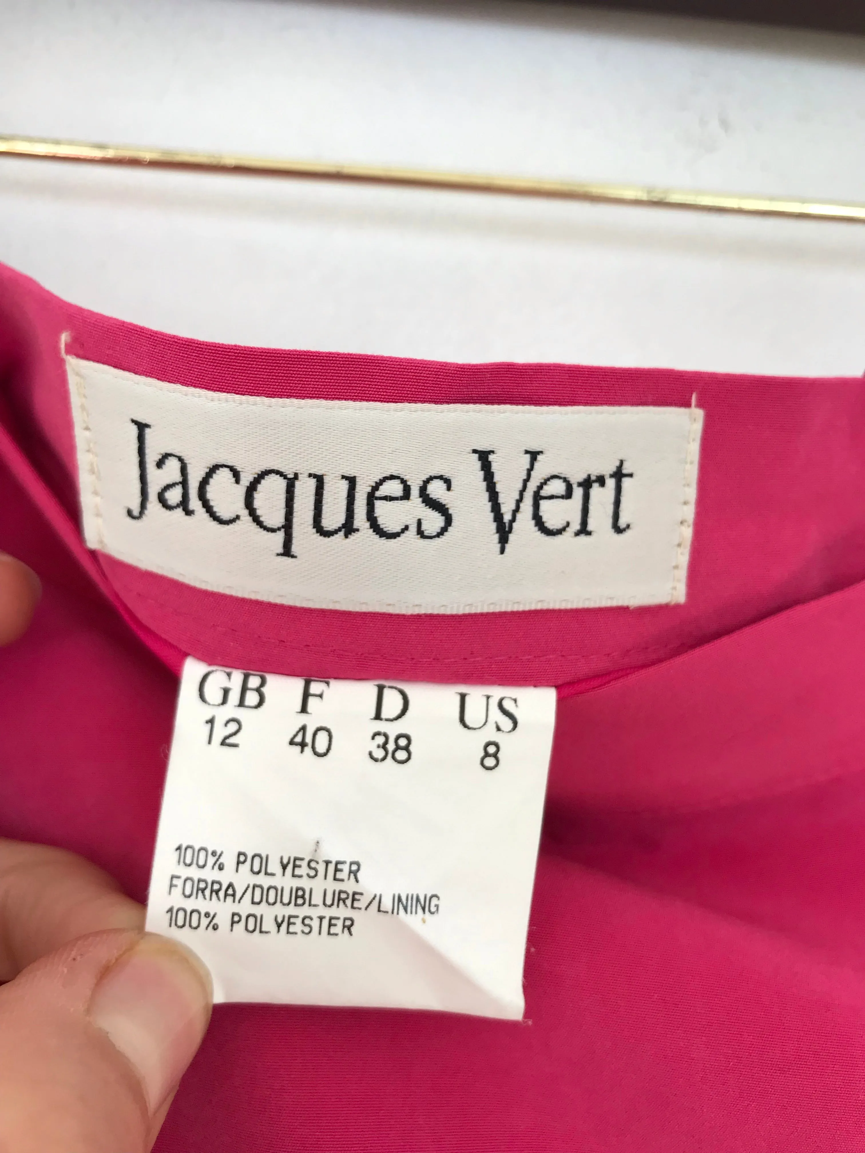 Jacques Vert Women's Smart A-Line Skirt | UK12 | Pink