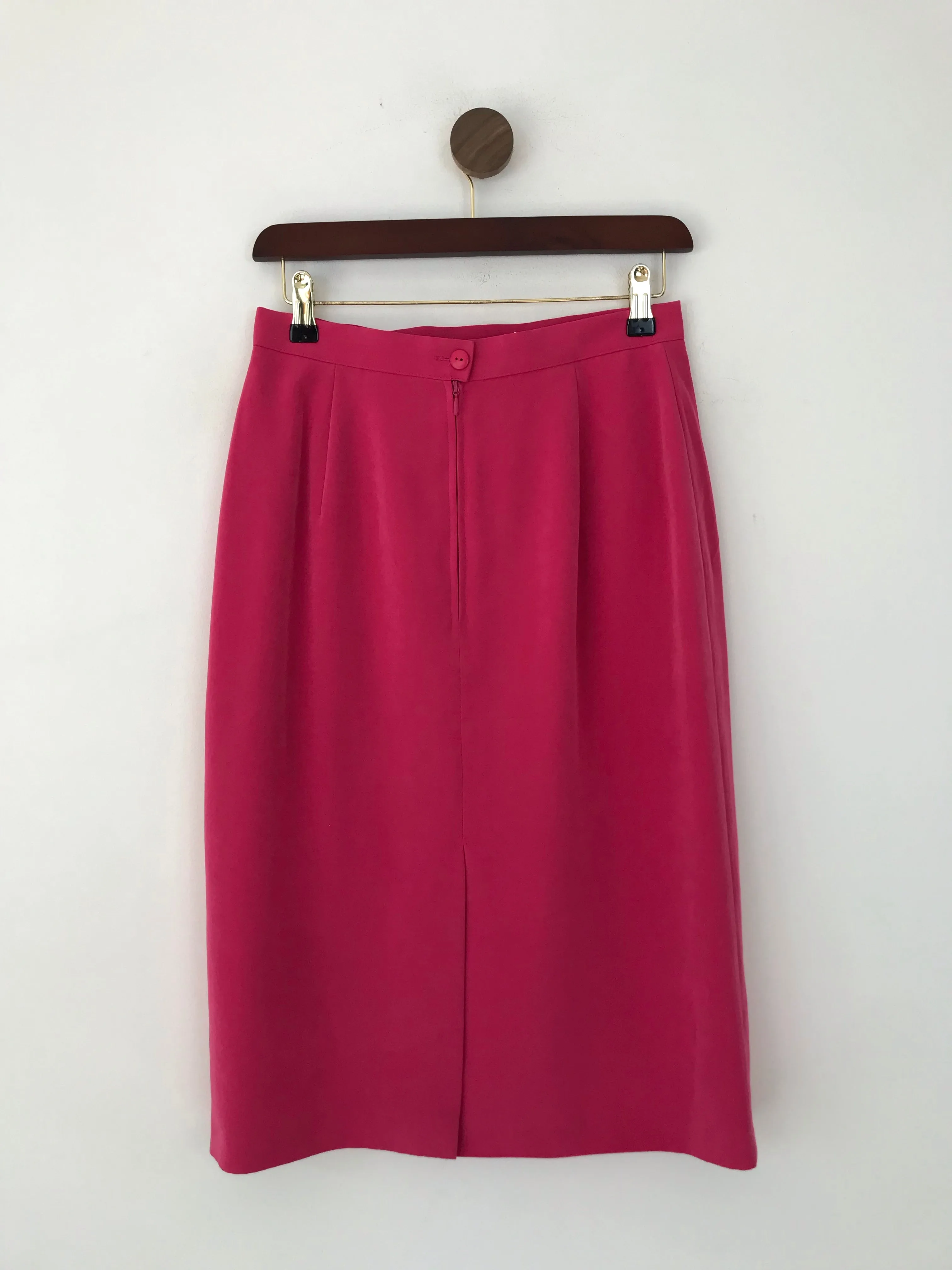Jacques Vert Women's Smart A-Line Skirt | UK12 | Pink
