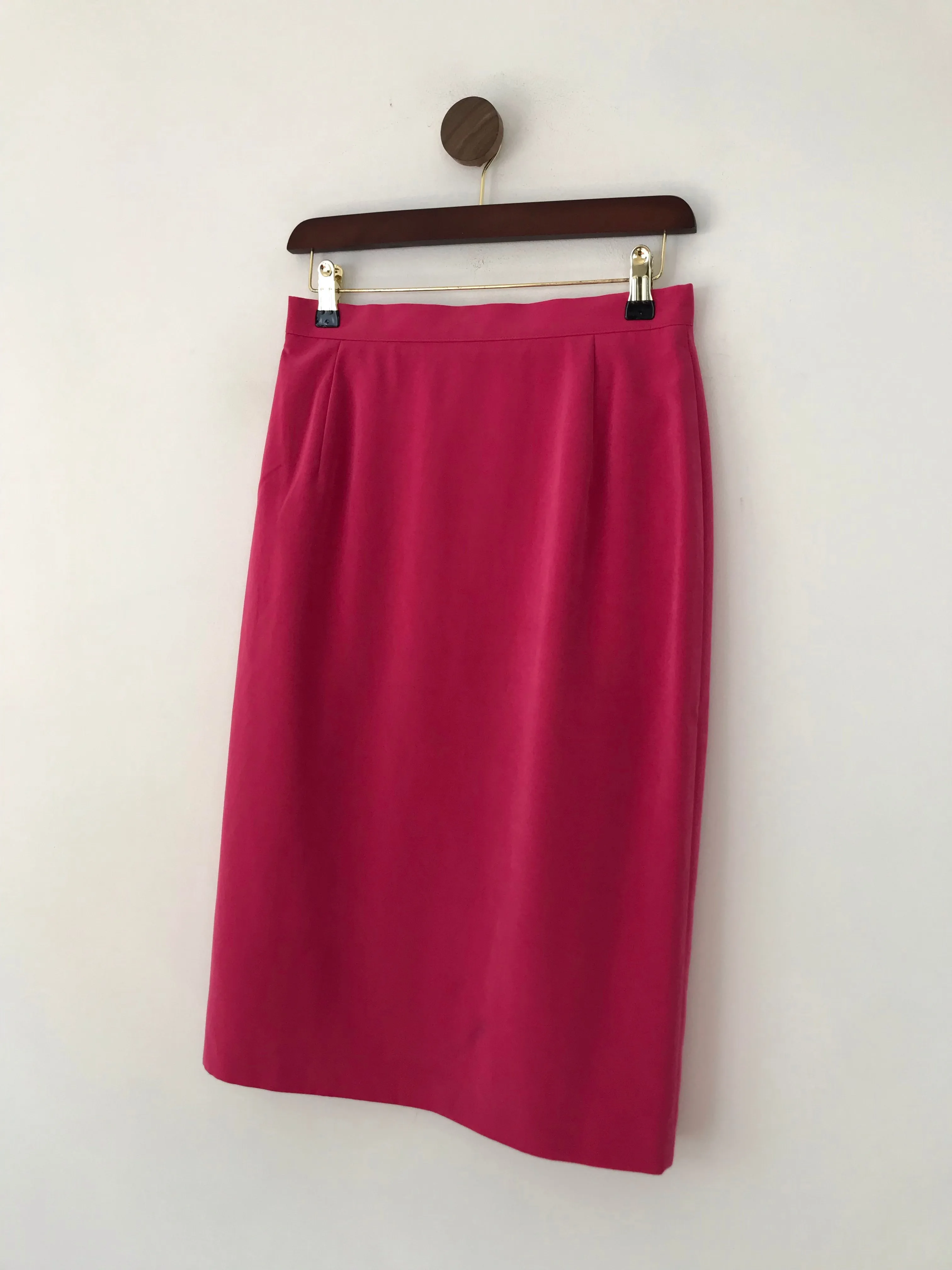 Jacques Vert Women's Smart A-Line Skirt | UK12 | Pink