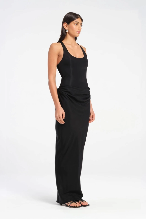 Jade Dress Black City Mood
