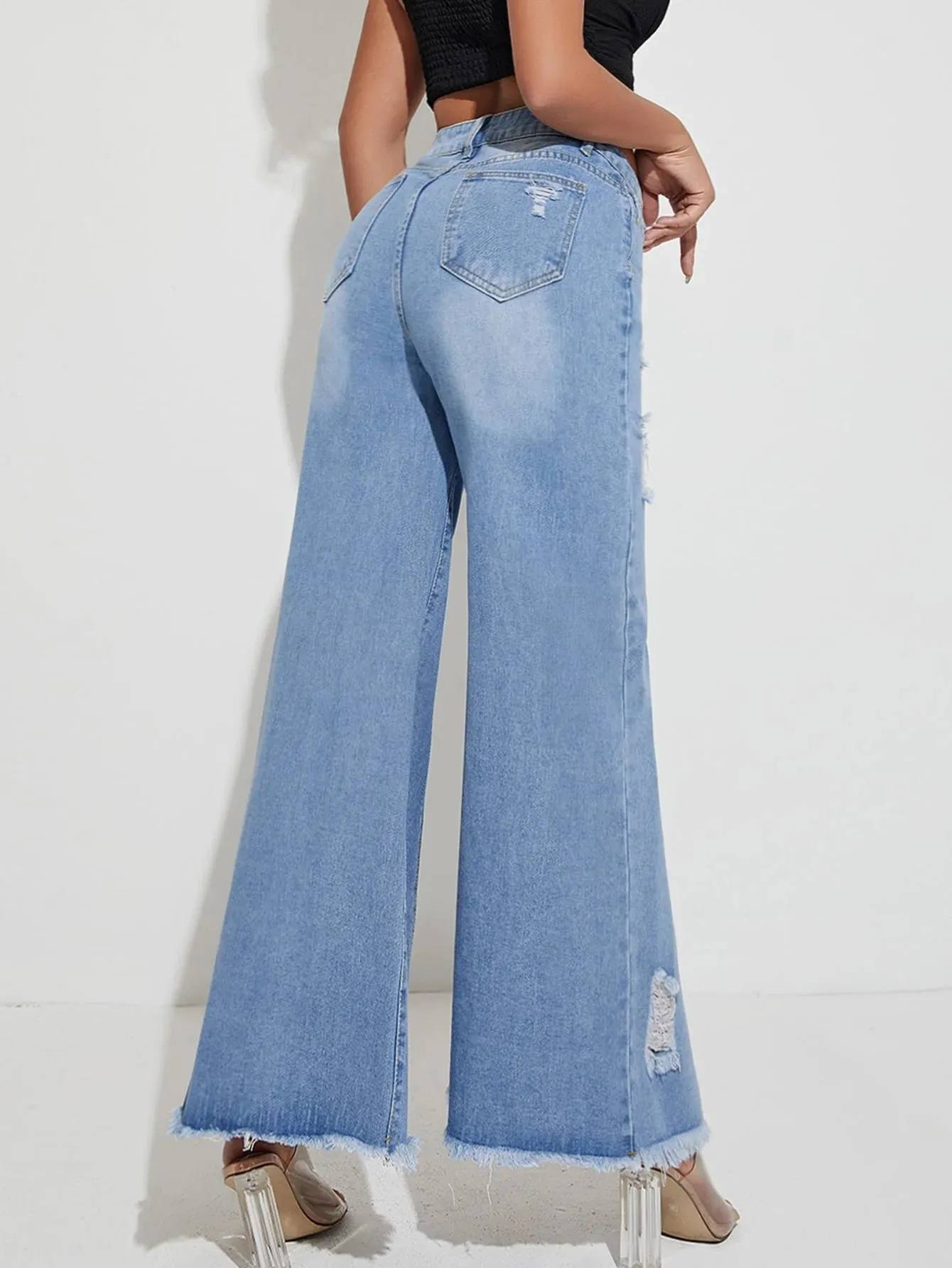 Jaya Loose Jeans Trousers