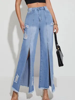 Jaya Loose Jeans Trousers