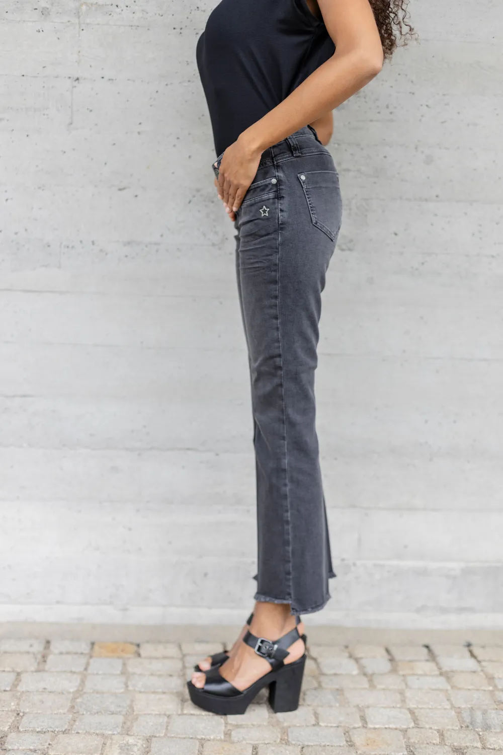 Jeans - BOOTCUT - Petra Schlaggrau