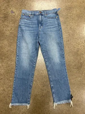 Jeans Straight By Madewell In Blue Denim, Size:8