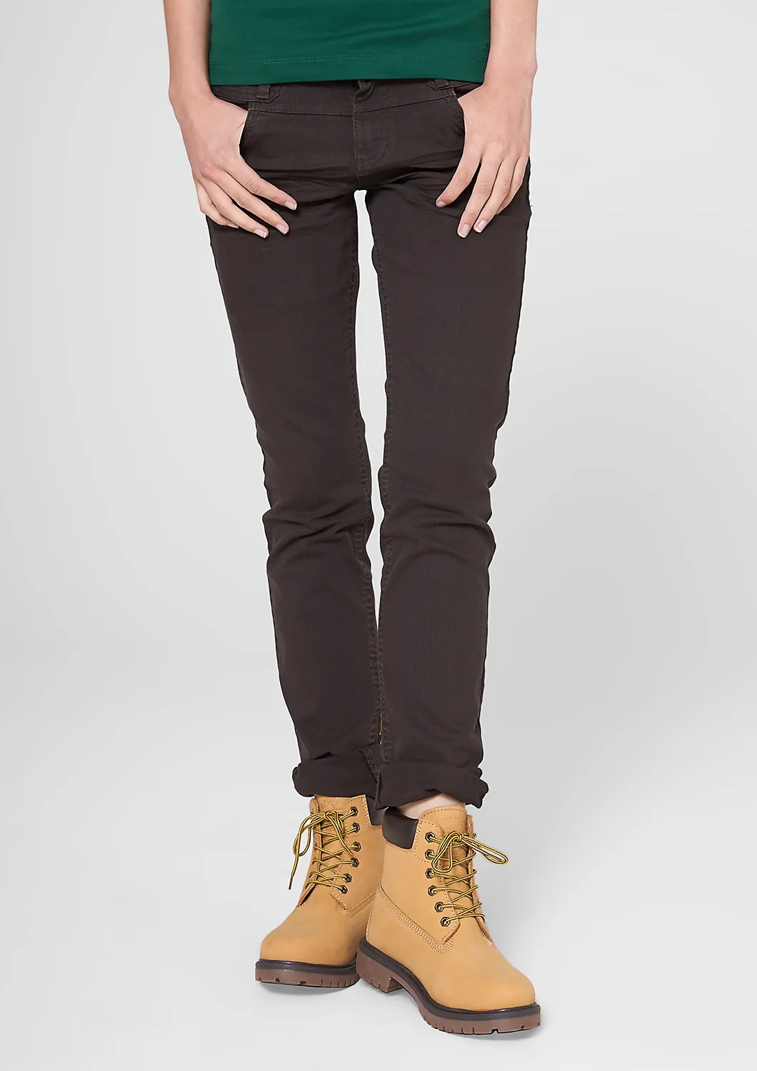 Jeans Tube colored denim pour femmes