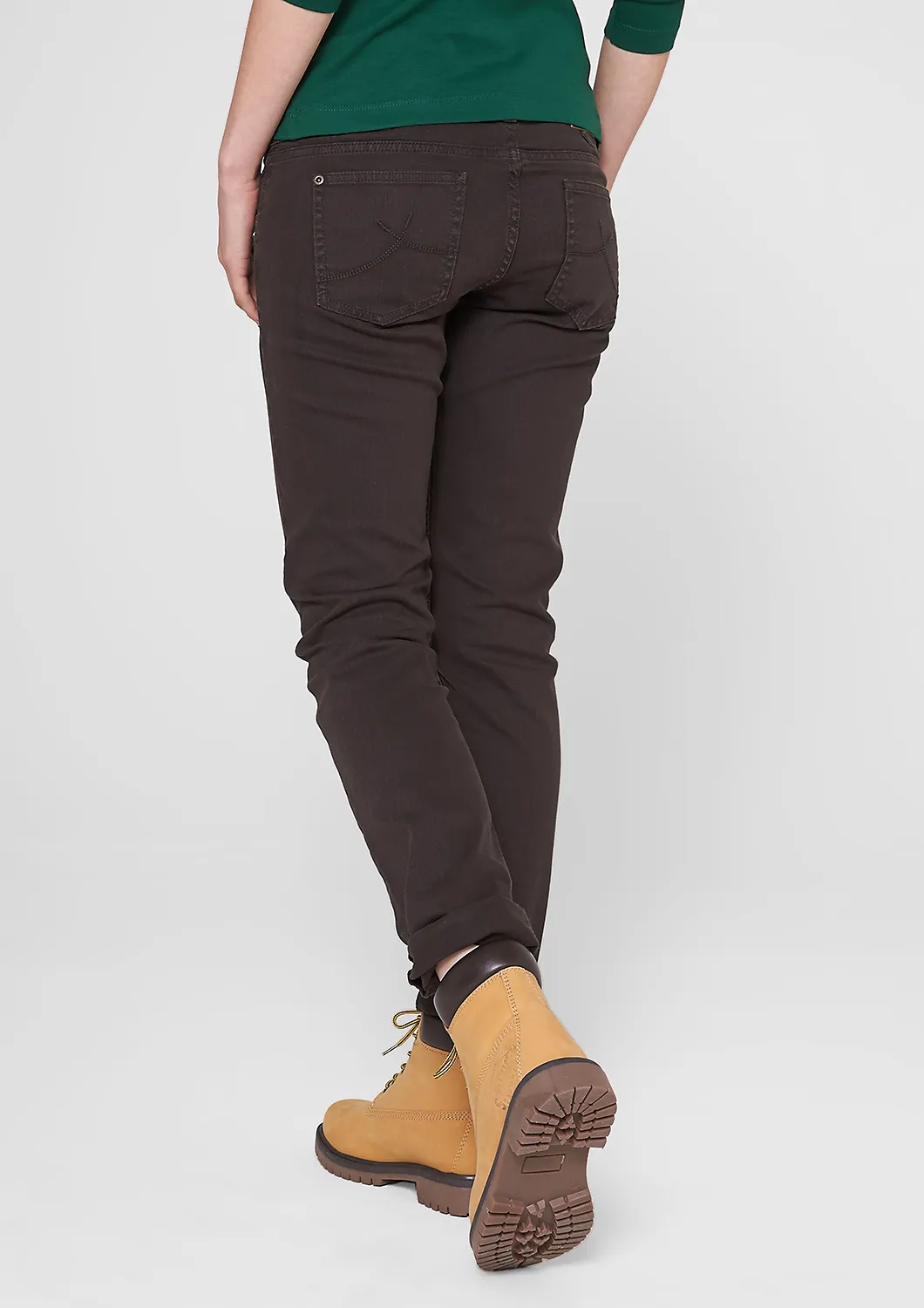 Jeans Tube colored denim pour femmes