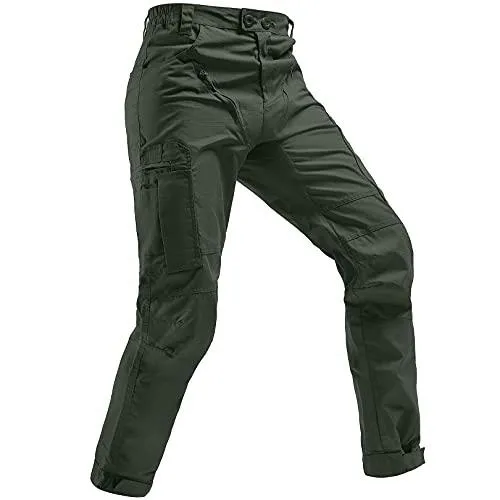 Jessie Kidden Men's Combat Camo Cargo Trousers Camouflage Army Military Tactical Work Pants