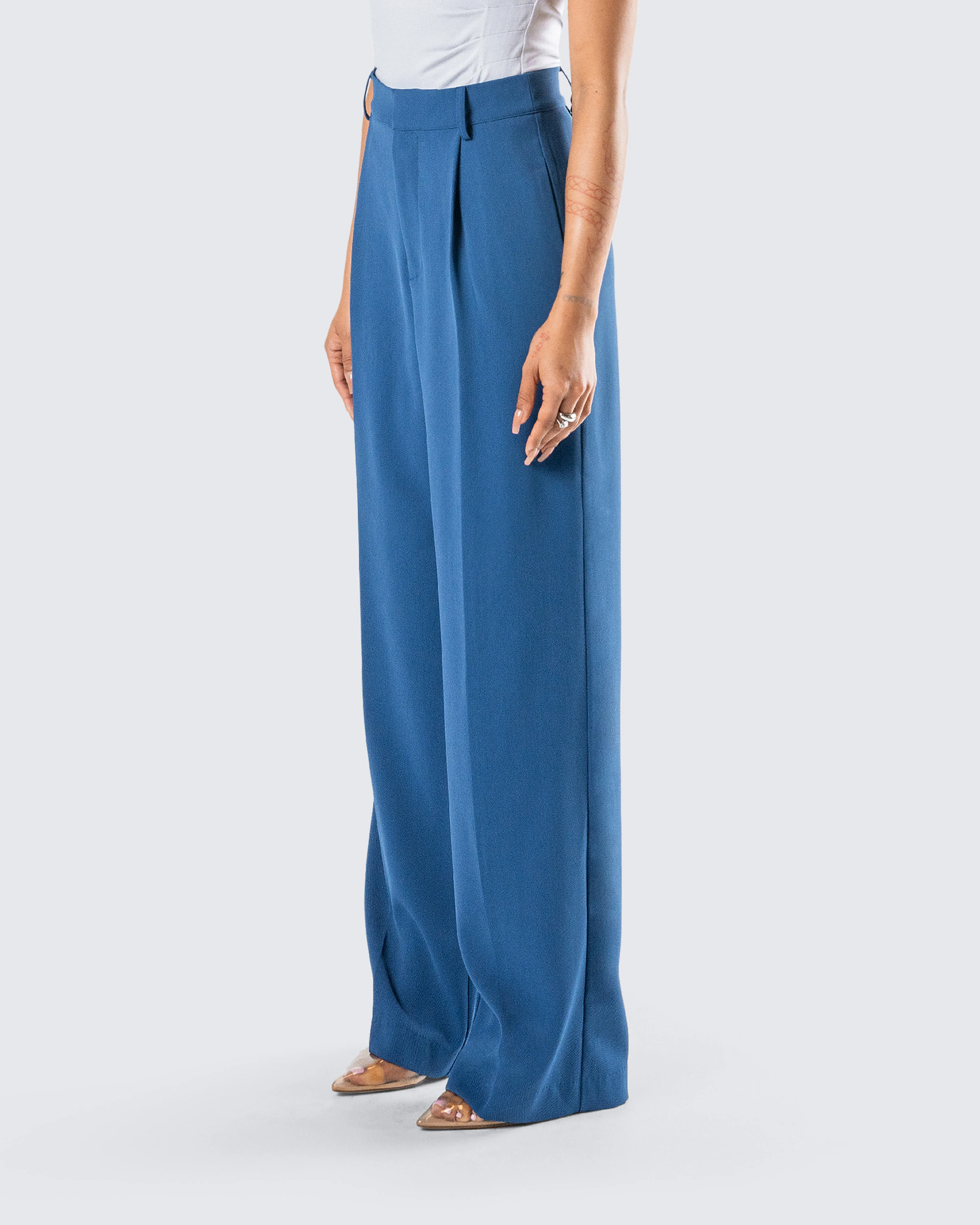 Jobelle Teal Trouser Pant