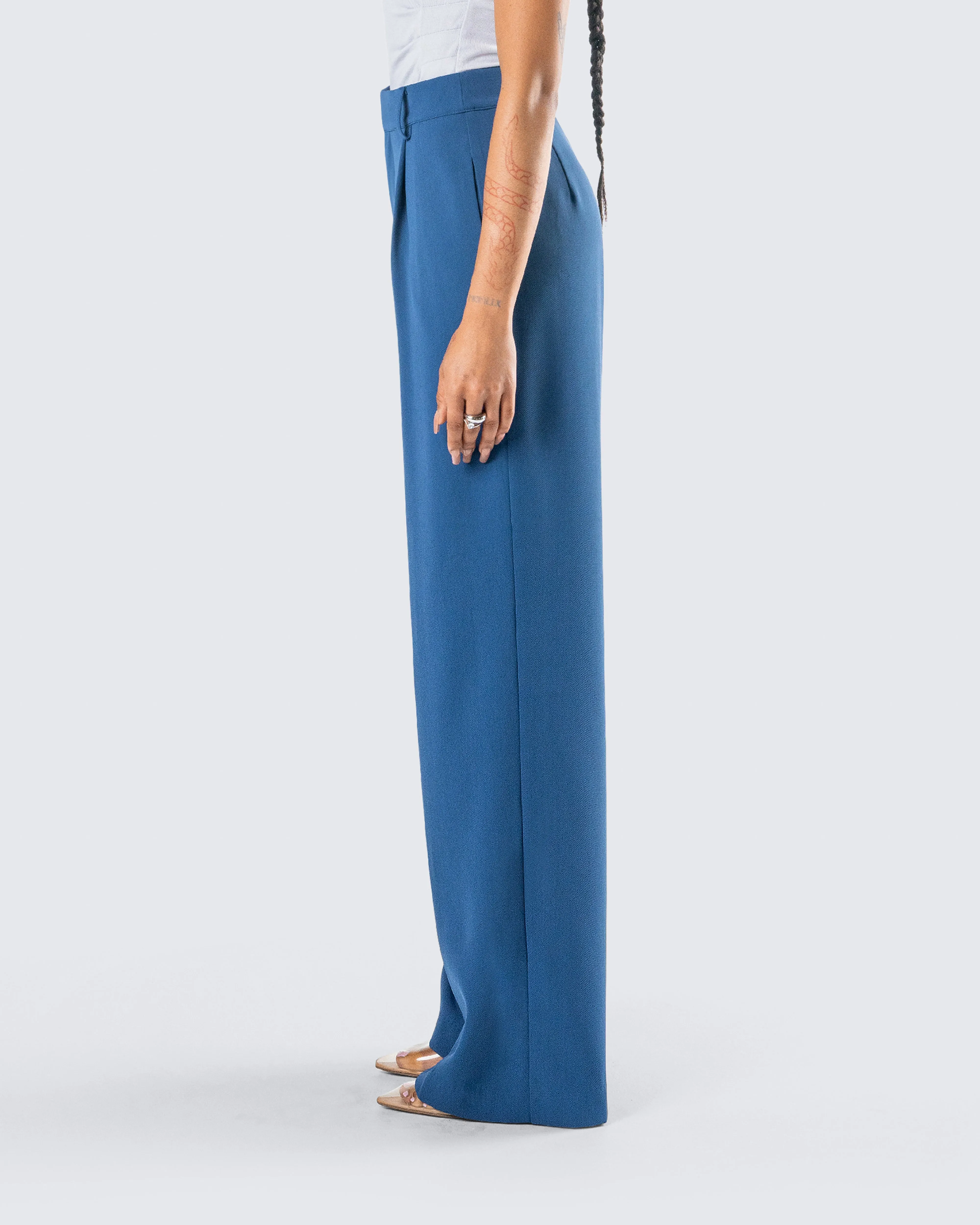 Jobelle Teal Trouser Pant