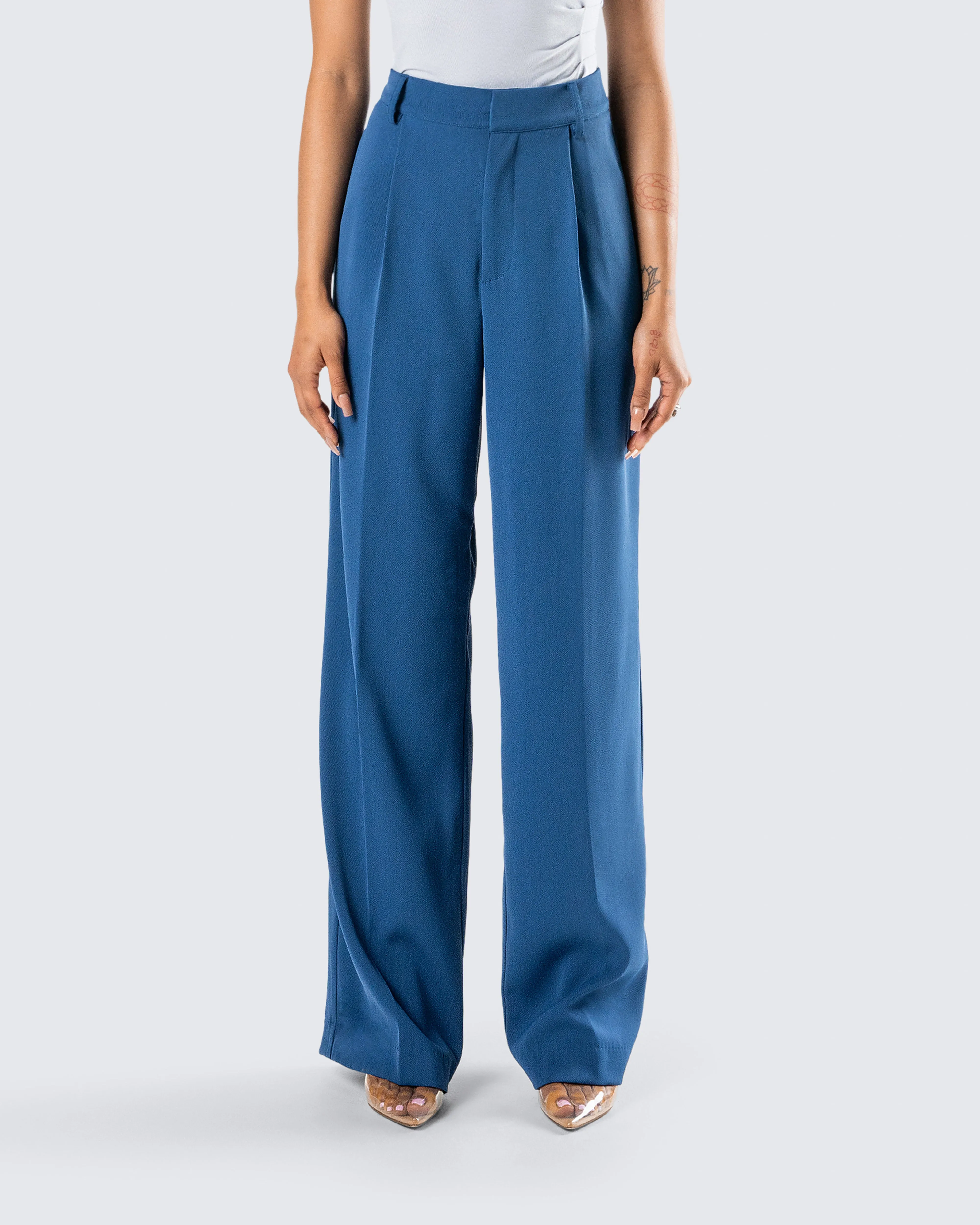 Jobelle Teal Trouser Pant