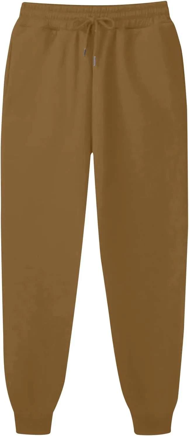 Jogger Sweatpants for Women Fleece Lined Track Pants Warm Winter Pants Baggy Casual Pants High Waisted Lounge Pants