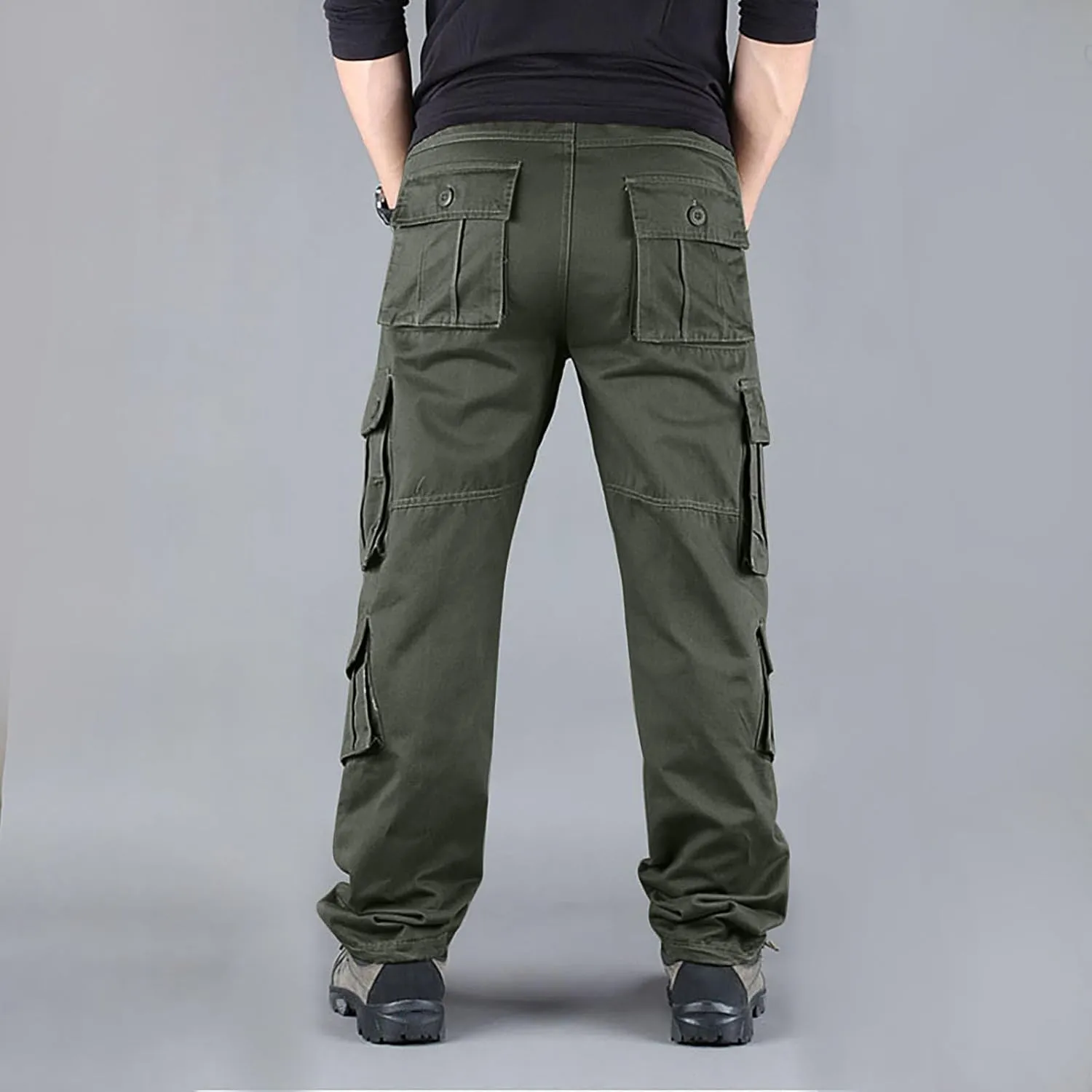Joggers for Men Quick Dry Hiking Outdoor Workout Tactical Utility Sweatpants with Zipper Pockets