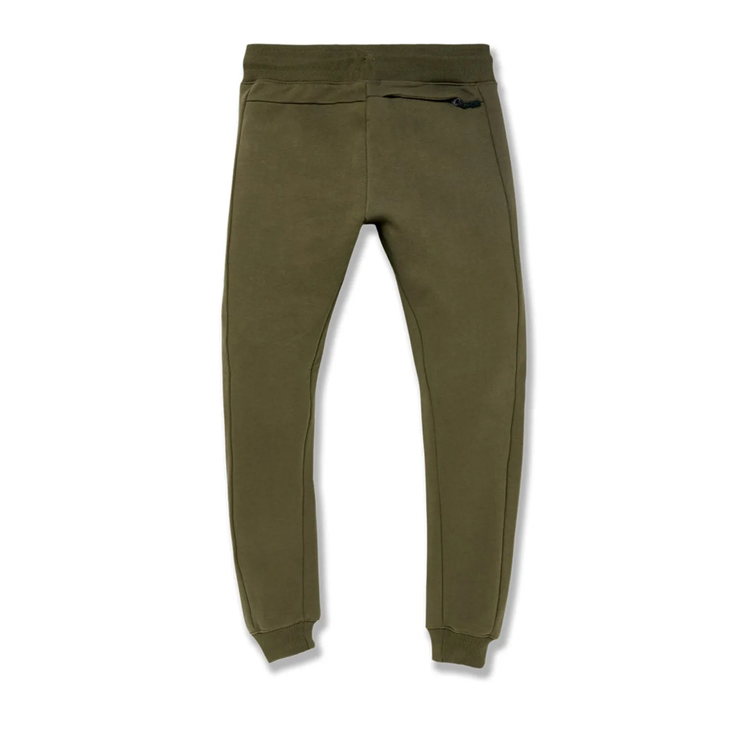 Jordan Craig Men's Uptown Modern Basic Fleece Jogger Sweatpants Olive