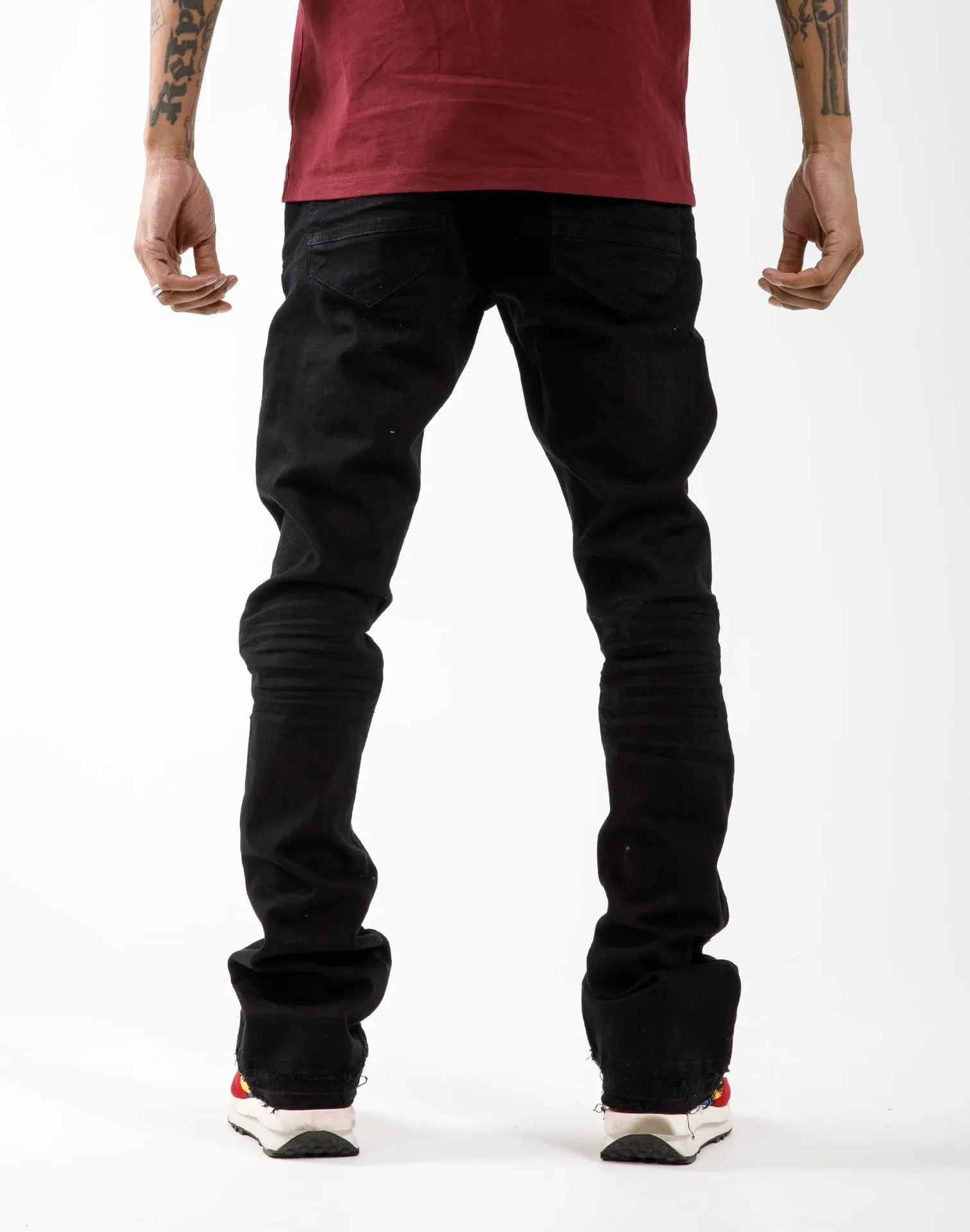 Jordan Craig Shredded Stacked Denim