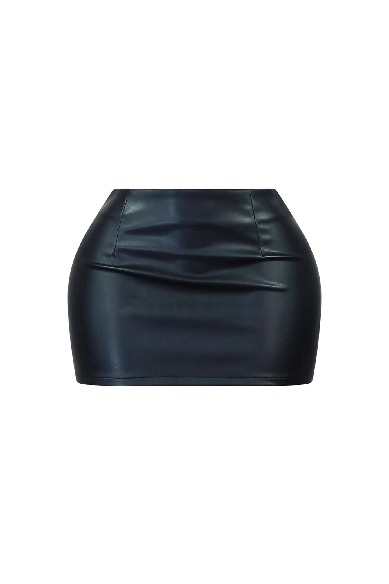Josie Faux Leather Slim Mini Skirt