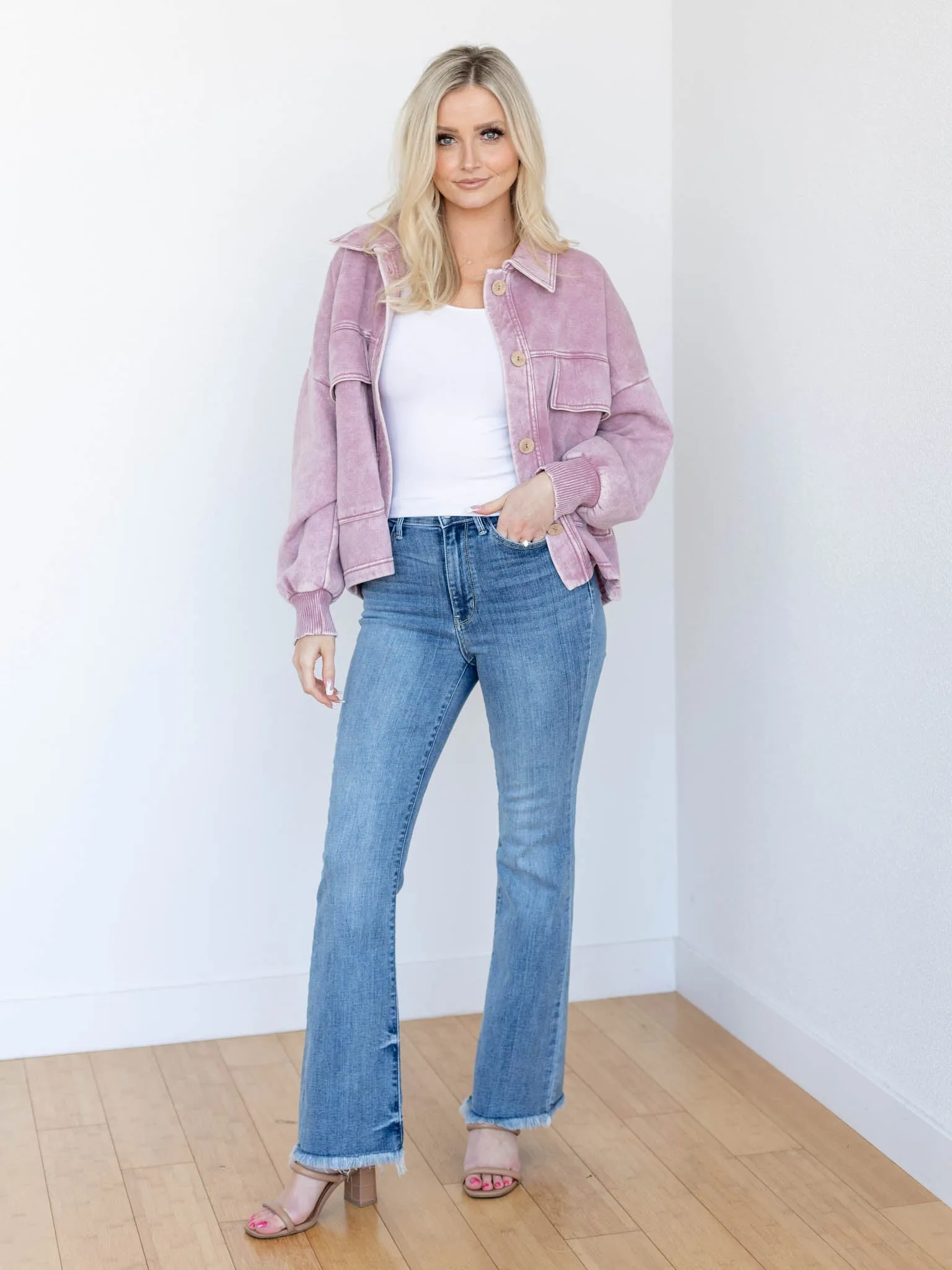 Judy Blue Medium Fray Hem Bootcut