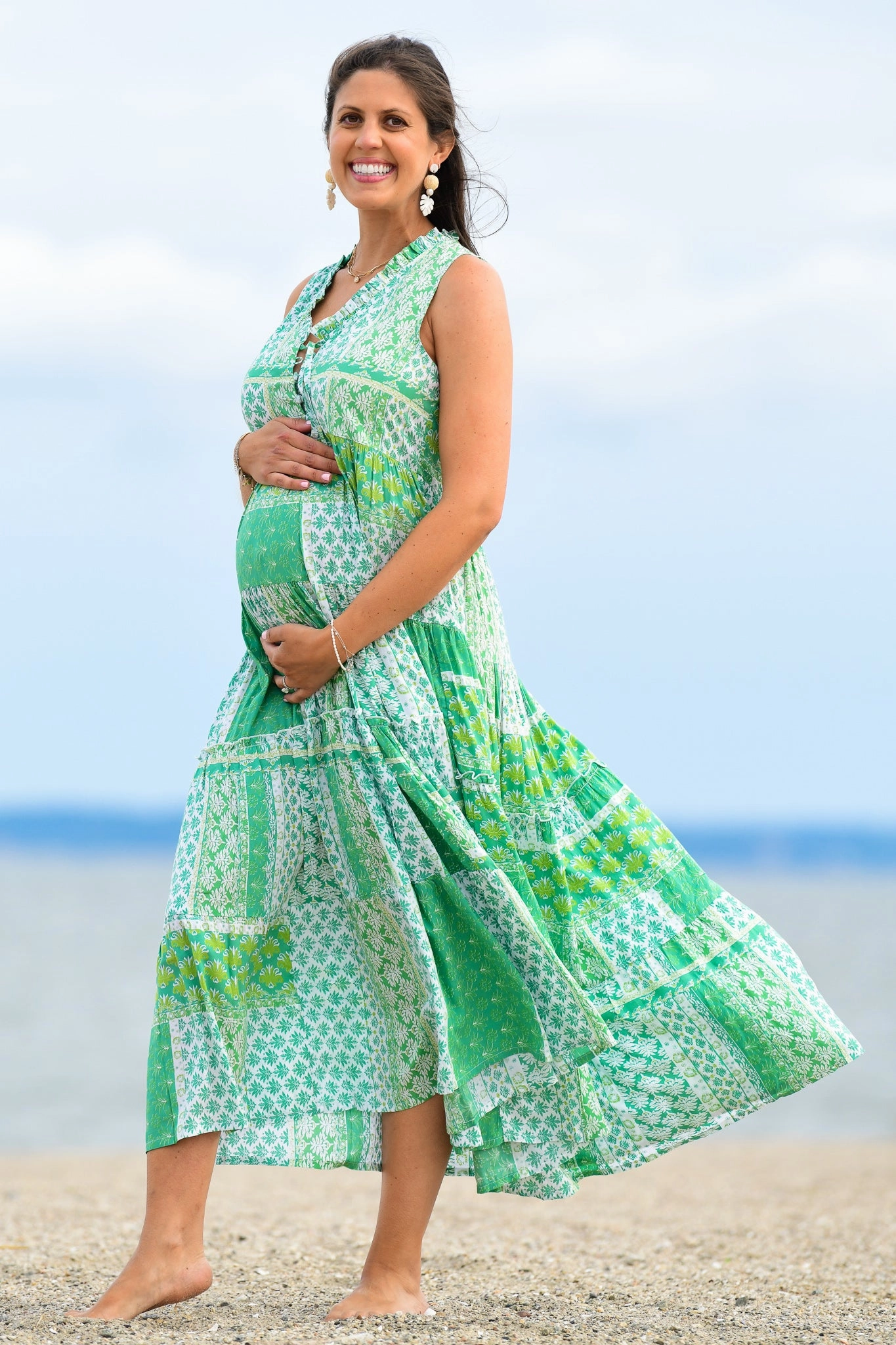 Kaia Dress Long / Mojito Soft and Relaxed
