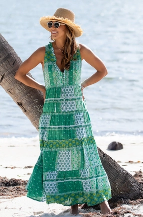 Kaia Dress Long / Mojito Warm-Layer