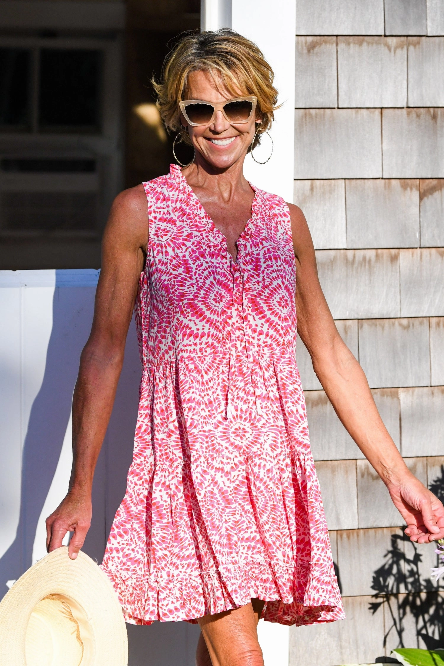 Kaia Dress Short / Cherry Fuchsia Comfortable Design Wear Casual Comfort
