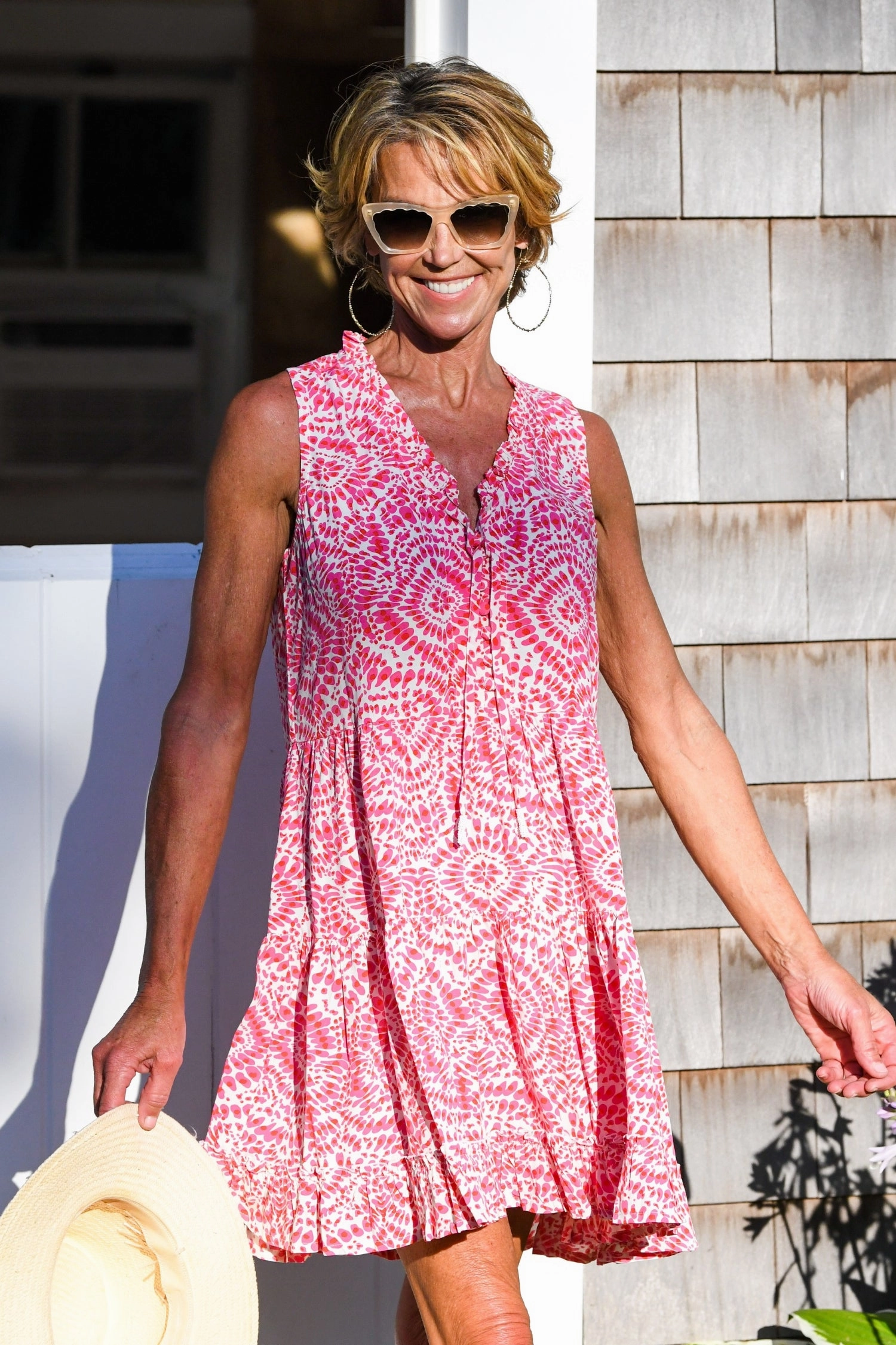 Photo Glow Kaia Dress Short / Cherry Fuchsia