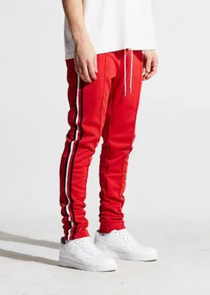 Karter Collection-Jones Track Pants-Red