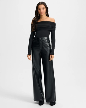 Kasey Wide-Leg Pant Black BreathableLining