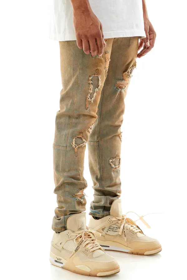 KDNK - Rust Jeans - Tinted Medium Blue