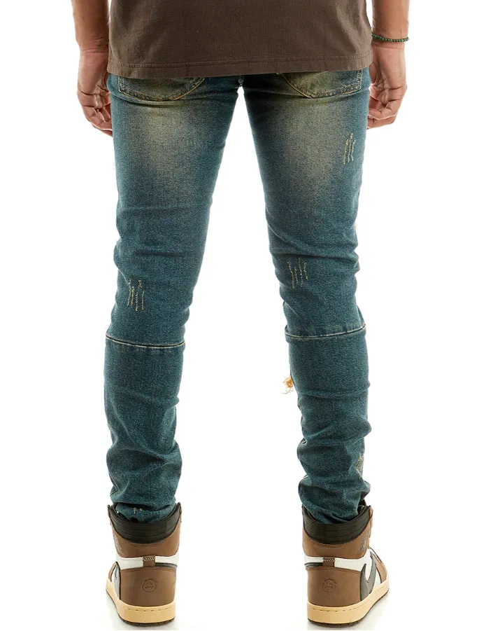 KDNK - Self V3 Jeans - Dark Blue