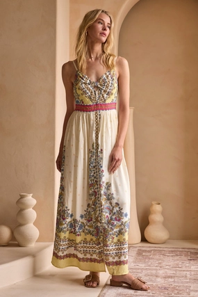 KEILA BORDER PRINT CAMI DRESS Formal Occasion
