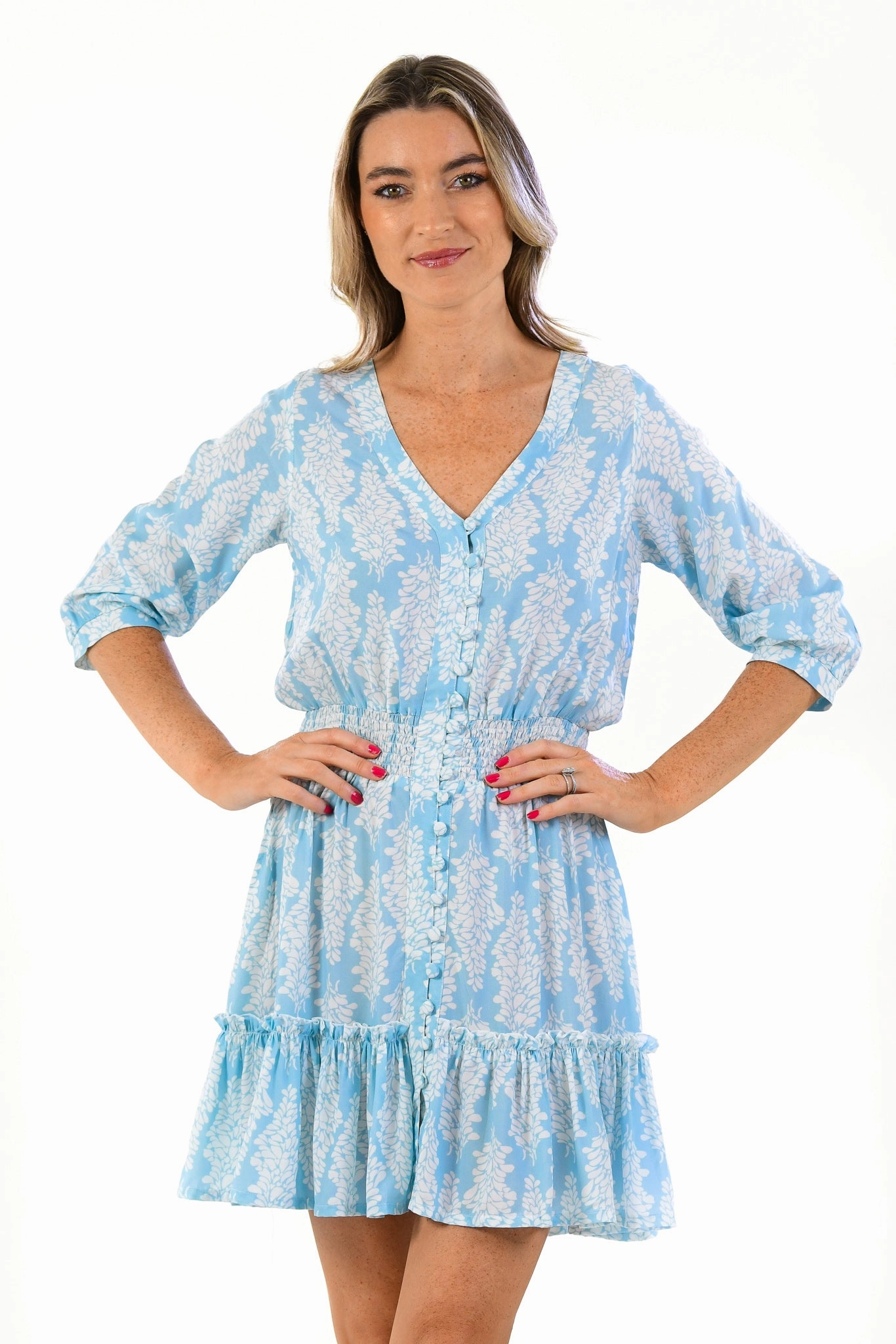 Smart and Polished Kelsey Dress Short / Topaz