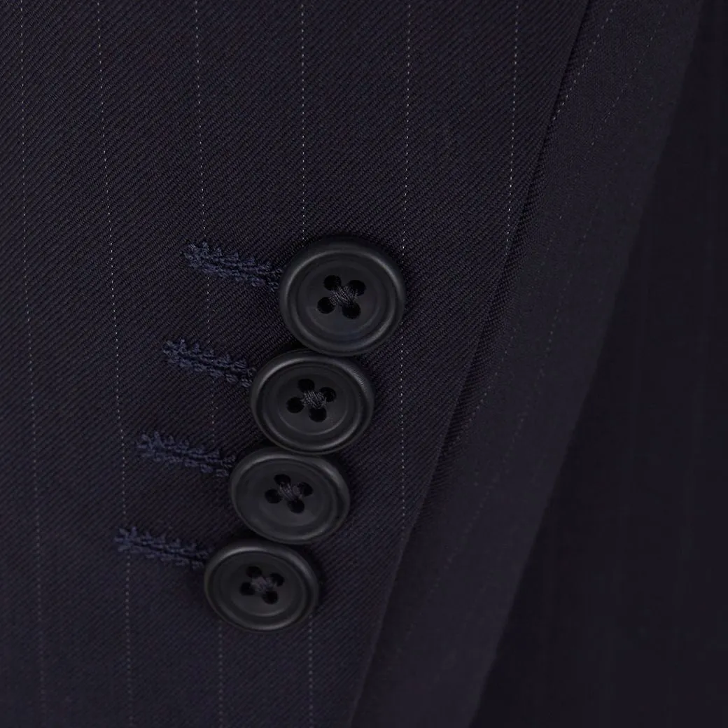 Kenwood Navy Pinstripe 150s Wool Suit