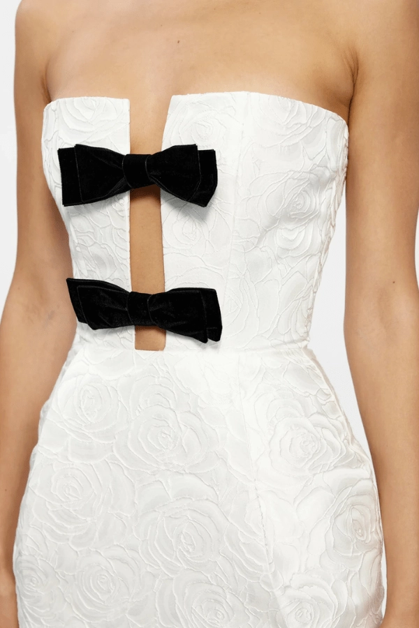 Airy Fit Office Glam Kiera Dress Ivory