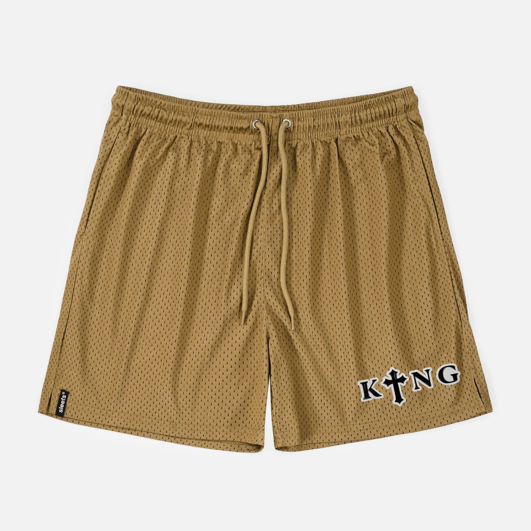 King Gothic Cross Patch Shorts - 7"