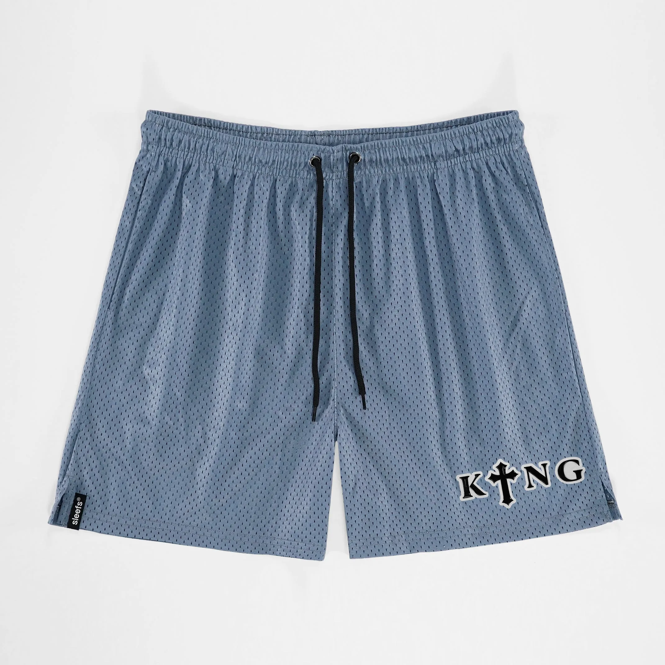 King Gothic Cross Patch Shorts - 7"