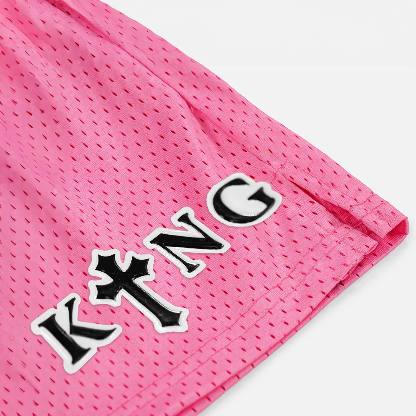 King Gothic Cross Patch Shorts - 7"