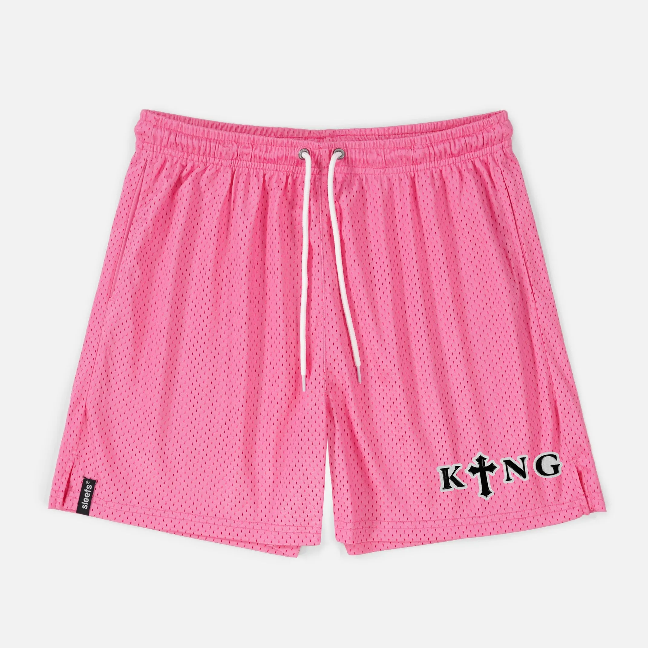 King Gothic Cross Patch Shorts - 7"