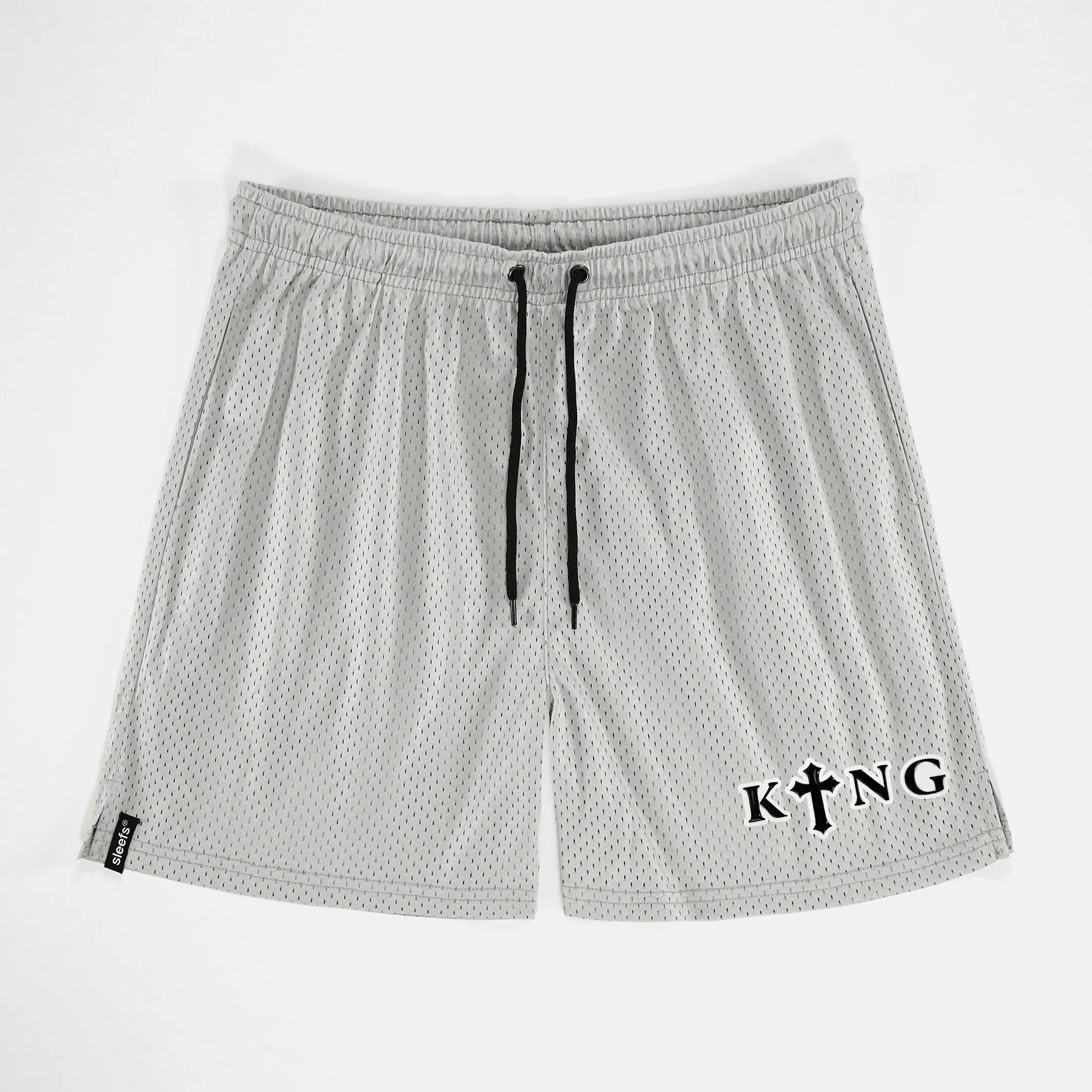King Gothic Cross Patch Shorts - 7"