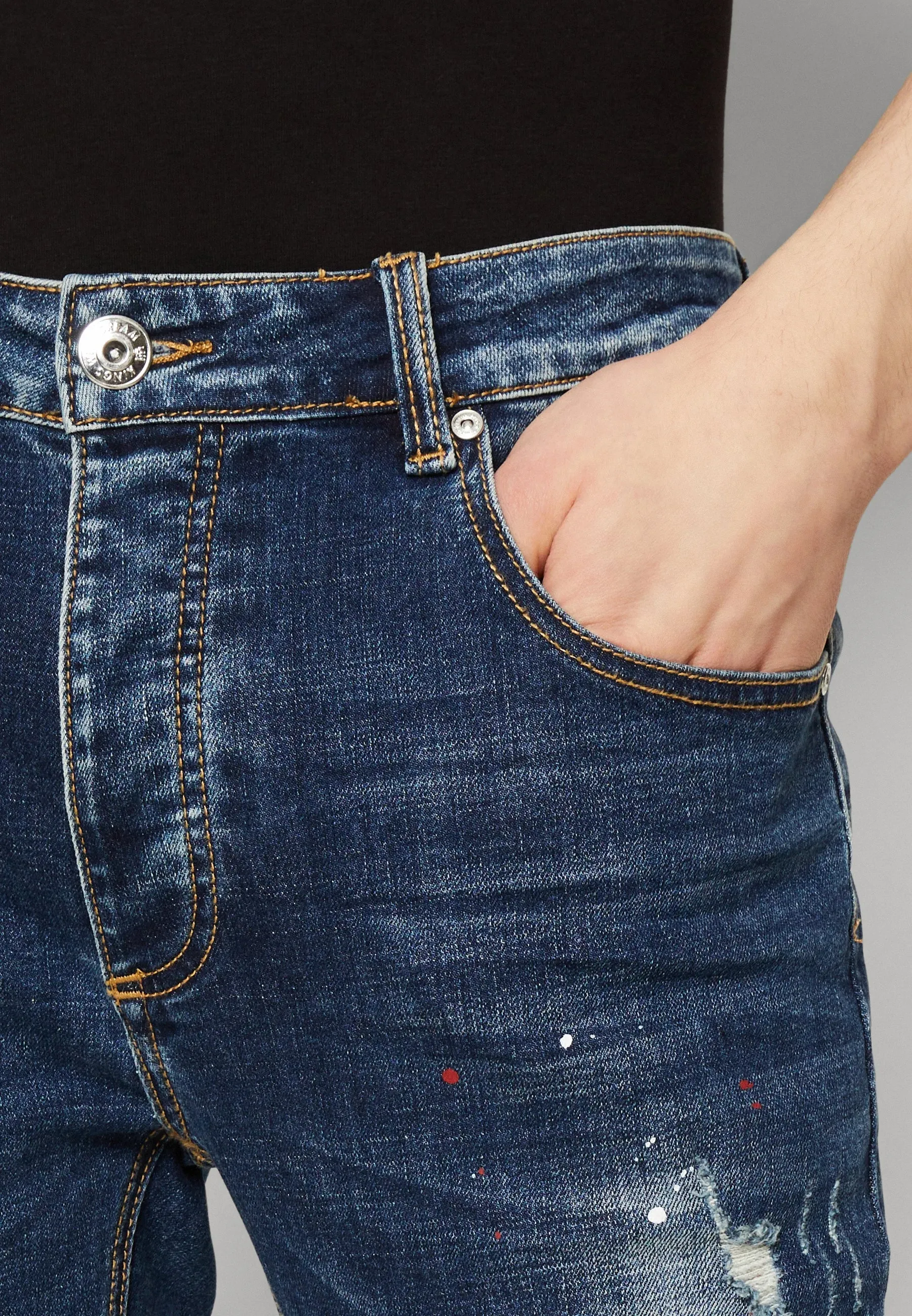 Kings Will Dream STALHAM Jeans Skinny Fit New BLUE WASH