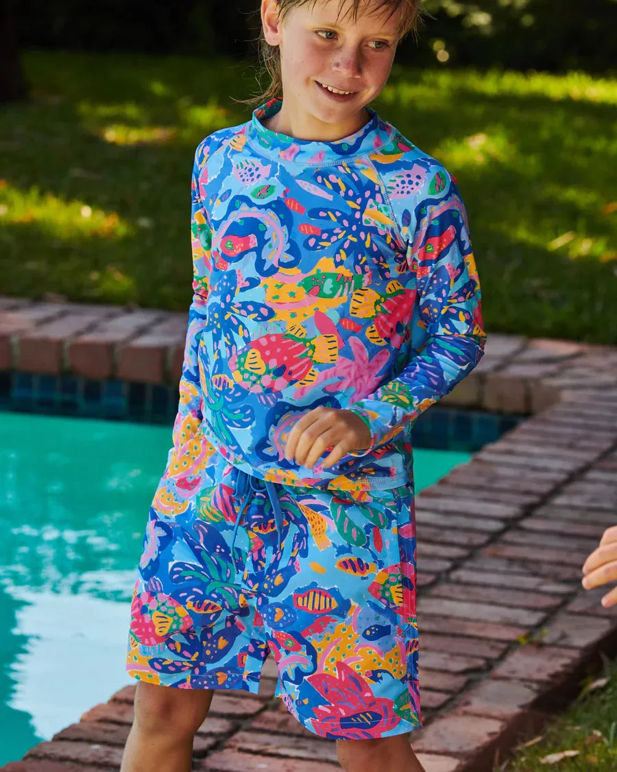 Kip & Co X Ken Done | Reef Garden Boardies